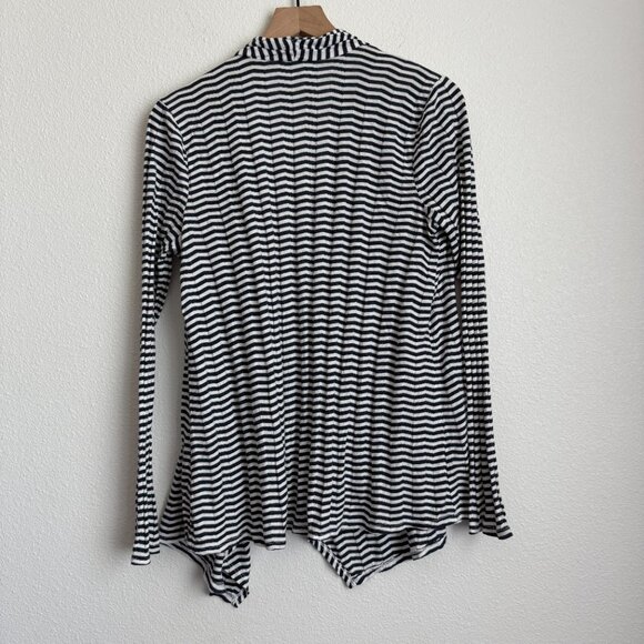 🌻 Three Dots Striped Convertible Cardigan - Picture 3 of 7
